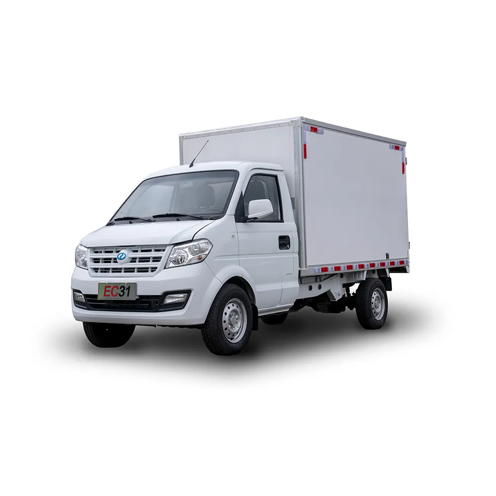 DFSK-mini camión eléctrico pequeño para negocios, coche de fábrica nuevo modelo EC31 de 2023 km por carga refrigerada/caja de carga/cama plana, 300