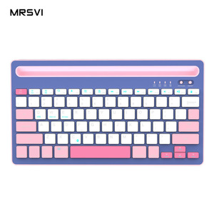 Factory Price Chocolate Keycap Fast Charging QK300 Cute <strong>Keyboard</strong> Lightweight and Portable Wireless <strong>Computer</strong> Clavier - Product Image 3