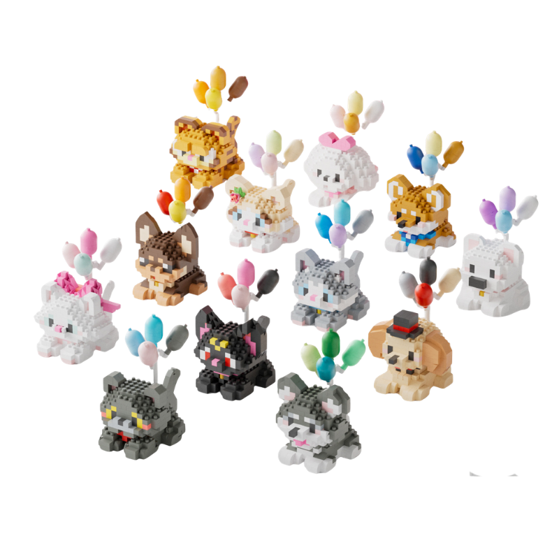 Série Global Kitty & Puppy - Une boîte sera envoyée