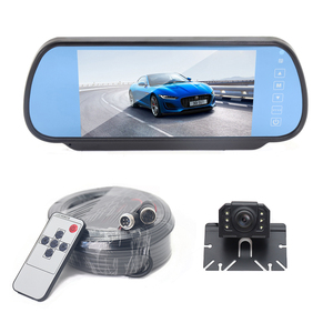 7&quot; TFT Color LCD Screen 2 Video Input Car Rear View <strong>Mirror</strong> Monitor Vehicle Parking In-<strong>Mirror</strong> Monitor for Car <strong>Reverse</strong> Camera Syst