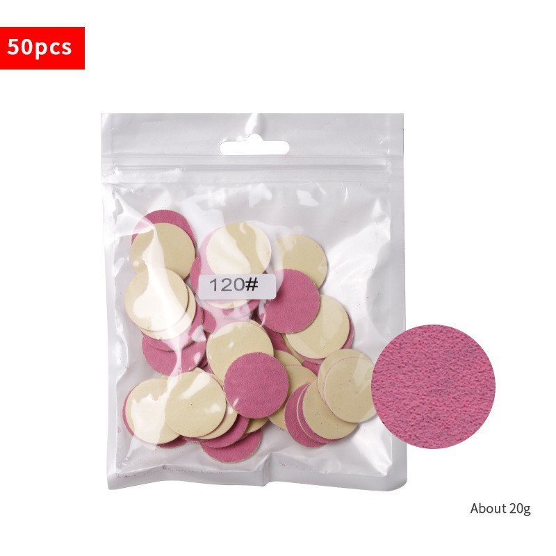 120#Disque de ponçage rose 25 mm