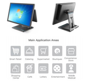 Все-в-одном 15,6 ''FHD Настольный терминал POS Windows & Android система с процессором RK3568/J6412/i3/i5/i7 кассовый аппарат POS - Product Image 6
