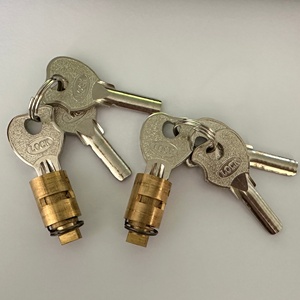 Euro Profile 15mm Diameter Brad Cam Door <strong>Lock</strong> Cylinder <strong>with</strong> <strong>Computer</strong> <strong>Key</strong> - Product Image 6
