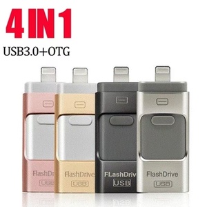 高速u盘4合1 C型记忆棒3.0微型安卓Otg笔式驱动器32gb 64gb 128gb 256gb - Product Image 2