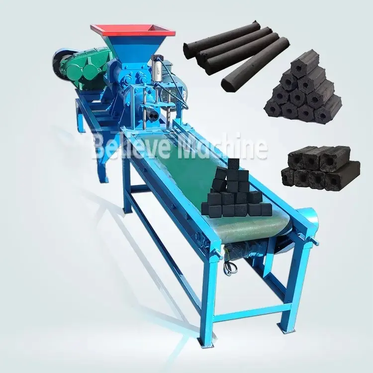 Energy Saving Quicklime Dry Metallurgica Powder Recycle Waste Sawdust Sugarcane Sludge Coal Making Briquette Machine