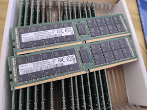 Original SAM Sung 1x64GB DDR4-3200 RDIMM PC4-25600R M393A8G40BB4-CWE โมดูล X4ระดับคู่ - Product Image 4