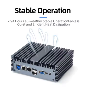 Win11 <strong>Amd</strong> Ry-zen 9 Mini PC with Intel N100 N150 <strong>Processor</strong> 2LAN UHD Graphics 8G DDR4 2*COM 2*RJ45-N100 Embedded Barebone <strong>Computer</strong> - Product Image 3