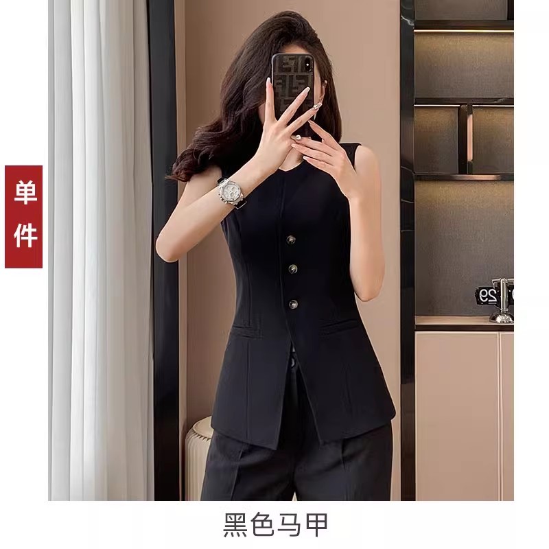 black vest