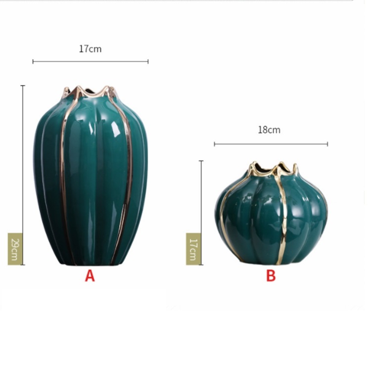 Creative elegant living room table home flower arrangement ceramic vases