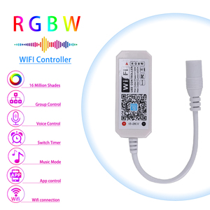 12V LED 5050 akıllı RGB W işık Bar seti 5m 300LEDs Wifi RGBW karartıcı kontrol cihazı kablosuz APP uzaktan beyaz ışık ses kontrolü - Product Image 5