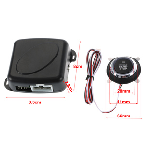 <strong>Smart</strong> RFID Car Alarm System <strong>Push</strong> Engine <strong>Start</strong> Stop <strong>Button</strong> Lock Ignition Immobilizer <strong>with</strong> Remote Keyless Go Entry System 12V - Product Image 3
