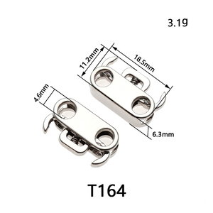 Tapón de cordón elástico de 6mm Tapón de cordón con bloqueo final Técnica de chapado de metal Tapón de cuerda indefinido - Product Image 2