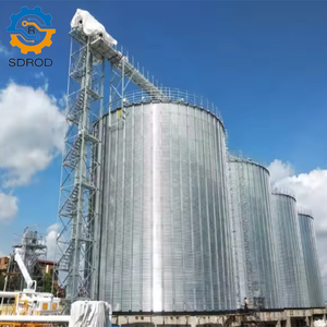 SDROD Auto carico sistema di scarico allegato Silo di stoccaggio di grano/mais di grano Silo di riso di grande capacità all'ingrosso buon fornitore - Product Image 1