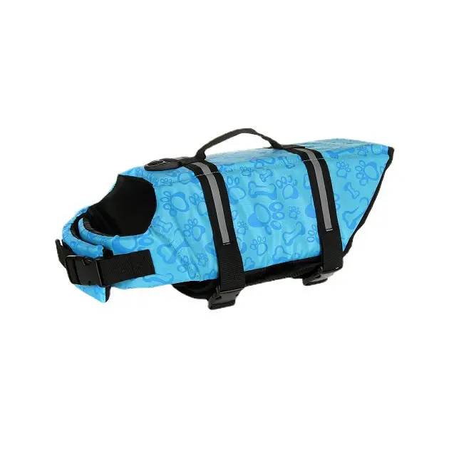 חבילה חמה למכירה חגורת הצלה רעיוני לכלבים חליפת שחייה קלת משקל בגדלים XL ו-XS עם דפוס נקודות