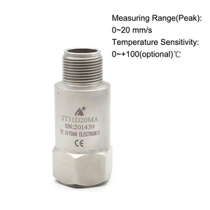 4 ~ 20mA Analoge Ausgangs temperatur Vibration Integrierter Sensor Piezo elektrischer Vibrations wandler Sender Sensor - Product Image 5