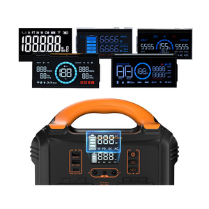 Energie speicher Wechsel richter Benutzer definiertes Segment LCD-Anzeige Günstiger Preis Htn-Segment Displays Bildschirm LCD 7 Monochrom Segment LCD-Anzeige