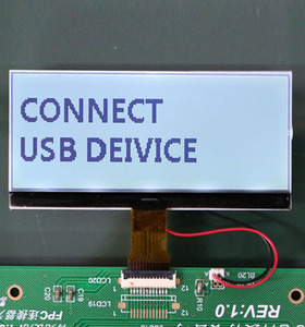 Layar <span class=keywords><strong>LCD</strong></span> Monokrom FSTN Transmissive Negatif 192*64 Titik Matriks COG Konektor <span class=keywords><strong>FPC</strong></span> - Product Image 5