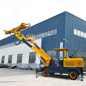 Hoge Prestaties Dubbele Hydraulische Power Head Uitgerust Tunnel Rond Rots Boren Op Wielen Verankeringsboorinstallatie - Product Image 3