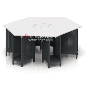 High Quality School Classroom <strong>Computer</strong> Room Lab Hot Sale School <strong>Computer</strong> Desk Table - Product Image 4