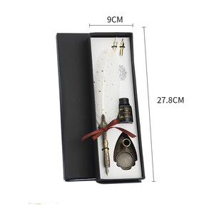 Sang Trọng Quill Bút Thiết Lập Thép Không Gỉ Nib Với Mực Cho Công Ty Quà Tặng Hoặc Kinh Doanh Sang Trọng Đài Phun Nước Bút Với Chủ Bút - Product Image 4