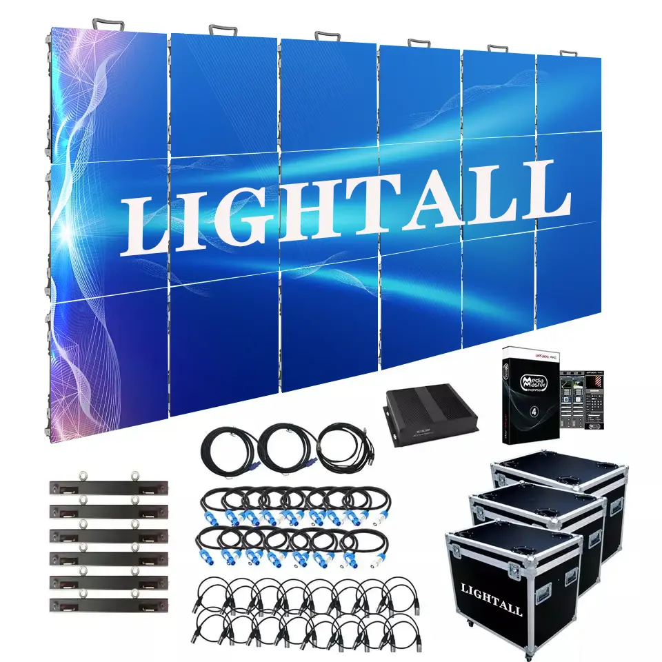Turnkey LED Video Wall Indoor Outdoor P2.6 LED Screen Panel Rental Events Stage Background Modular LED Display Screen