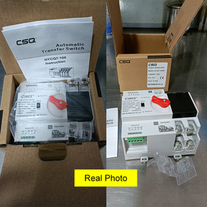 CSQ発電機自動転送スイッチ価格4P100Amp Ats4Pソーラー単相100Amp Ats220V3入力1出力 - Product Image 3