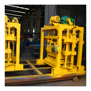 Handbediende blokkenmachine QT4-40, <span class=keywords><strong>machine</strong></span> voor het maken van vergrendelende holle blokken, bouwmachines, constructietechniek - Product Image 5