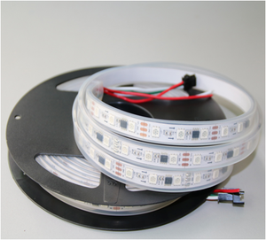 Tira de luces led 5050 RGB, 60led/m, 300led, 12v, color intenso, digital, flexible, dmx, rgb, WS2811 - Product Image 4