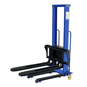 1Ton Portable Stacker Truck with <strong>Auto</strong> Lift for Efficient <strong>Loading</strong> <strong>and</strong> <strong>Unloading</strong> of Goods Electric Pallet Forklift Easy to Operate