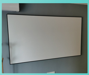 Marco de pared de PVC para proyector, marco fijo de proyección de 100 pulgadas, 1,2 cm, borde estrecho suave, blanco, 16:9, nuevo catálogo - Product Image 6