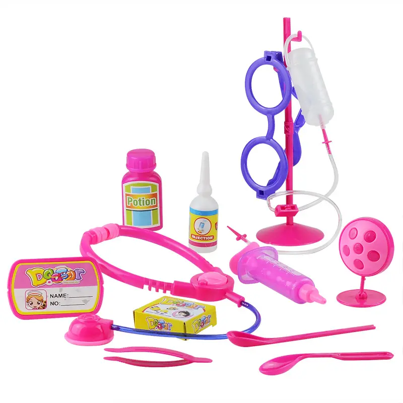 مجموعة أدوات طبية محاكاة الطبيب الصغير ، سماعة الطبيب ، لغز الأسرة ، الفتيات والفتيان ، ألعاب الأطفال ، ألعاب التظاهر