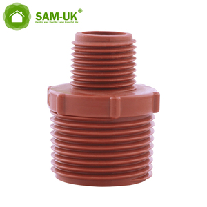 3/4&quot;x1/2&quot;-1&quot;x3/4&quot; PP Male <strong>Reducer</strong> 3/4''*1/2'' Free Sample Red Brown a Factory Laboratory in China - Product Image 5