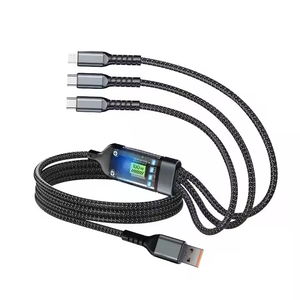 多機能3 in 1高速USB充電ケーブルユニバーサル携帯データケーブルタイプC/Android充電器コード - Product Image 2