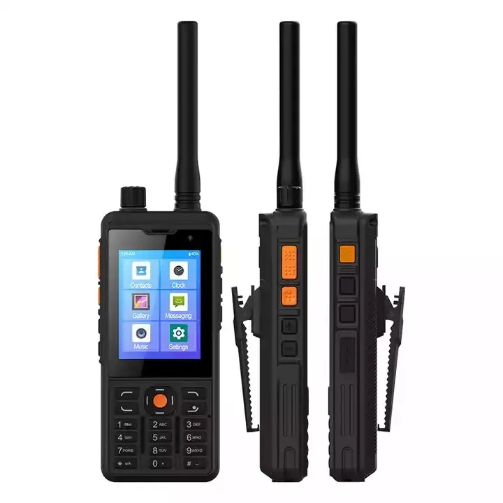 Walkie Talkie Dual SIM Card F5 четырехдиапазонный 5300 мАч большой аккумулятор 4G LTE Android мобильный телефон с UHF PTT
