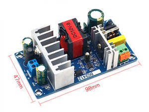 Convertidor de CA a CC, módulo de placa de fuente de alimentación de conmutación dual con entrada de 110V/220V, 24V/4A/5V/1A/120W, fuente de alimentación de 100W - Product Image 6