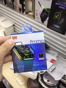 COOLYEP için temizle temperli cam ekran koruyucu ile uyumlu Apple için IWatch 7 41mm 45mm PET malzeme için akıllı saat - Product Image 6