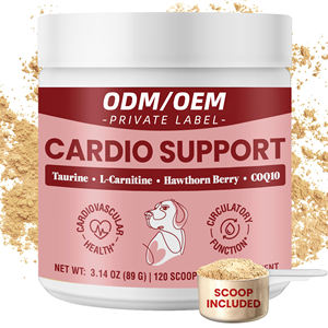 OEM/ODM Poudre de soutien cardio pour chiens-Supplément de santé cardiaque avec <span class=keywords><strong>taurine</strong></span>, CoQ10, baie d'aubépine biologique pour chiens - Product Image 1