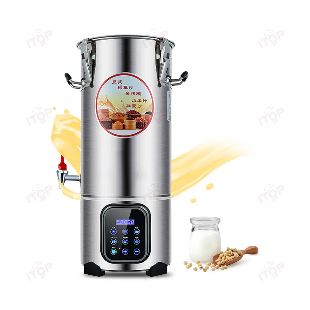 Chinese Commercial Tofu Bean Curd Making Small Almond Soybean Juice Soy Milk Maker Grinder Grinding Machine Machinery