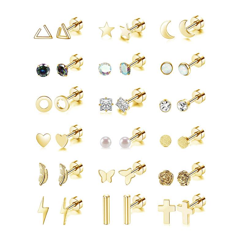 18 paires d'or