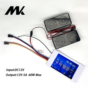 DC12V 60W Tuya Red inalámbrica LED Interruptores inductivos Espejo LCD Sensor táctil con función de atenuación Pantalla de temperatura de tiempo - Product Image 2