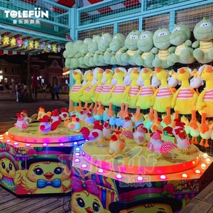 Tolefunクリエイティブ電動ターンテーブル七面鳥トス遊園地ライドカーニバルイベントゲームトレーラー耐久性のあるプラスチック製ずっと楽しい - Product Image 6