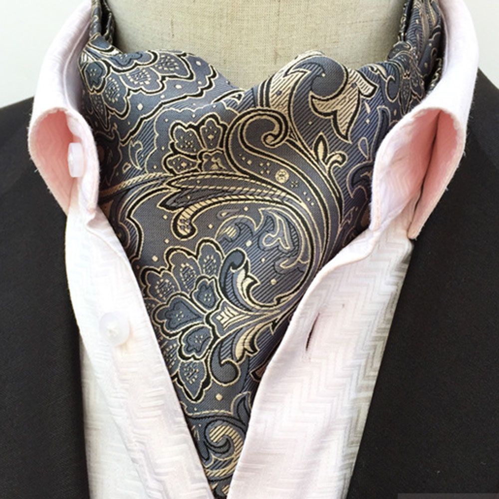 Gray Beige Paisley