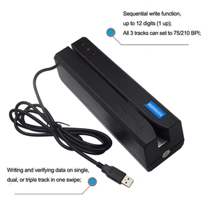 POS cihazı sistemi için harici kart okuyucu IC/PC çip ile ağaç parça manyetik şerit okuyucu kolay kurulum - Product Image 4