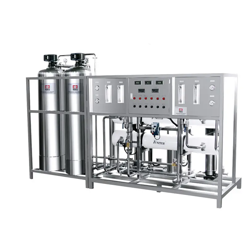 Hot Verkoop 250 500 1000 L \ H Fabrieksprijs Industrieel Drinkwaterfiltersysteem Omgekeerde Osmose Waterfiltersysteem