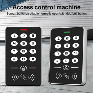 Standalone 125KHz RFID <strong>Keyboard</strong> <strong>Access</strong> Control Keypad Waterproof Cover <strong>Controller</strong> 10pcs Keyfobs for Door <strong>Access</strong> Control System