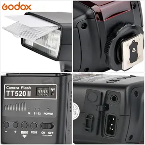 Godox TT520 II闪光灯TT520II内置433兆赫无线信号 + 佳能尼康宾得奥林巴斯DSLR相机闪光灯触发器 - Product Image 3