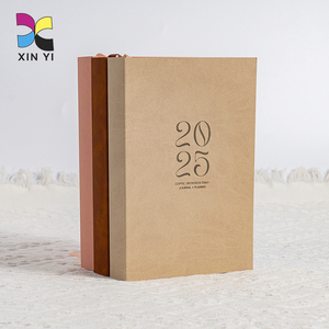 2026 planificador personalizado cubierta de cuero diario Agenda impresión cuaderno vegano suave con logotipo de Deboss en relieve - Product Image 1
