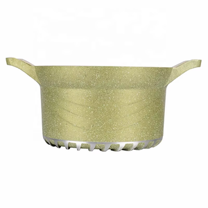 Đồ dùng nhà bếp nhôm không dính nấu ăn nồi Die Cast <span class=keywords><strong>Cookware</strong></span> Set vòng <span class=keywords><strong>Cookware</strong></span> Set thân thiện với môi nhà bếp không dính súp chảo - Product Image 4