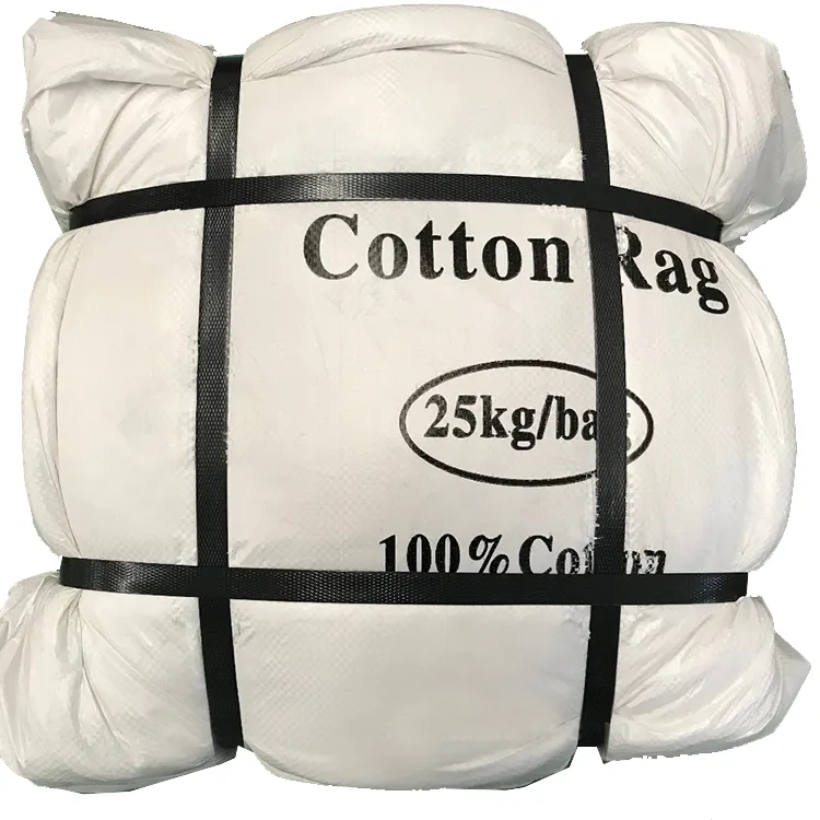 100 cotton Pure White cloth rags textile waste bales fabrics cutting pieces marine wiping rags for industrial cleaning