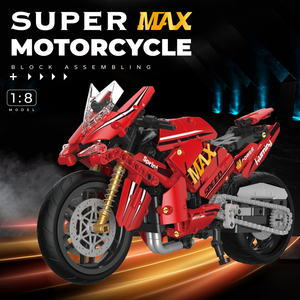 Hw 559 Pcs Công Nghệ Gạch Xe Máy Loạt Siêu Max Mô Hình Xe Máy Xây Dựng Khối Đồ Chơi Bộ Quà Tặng Cho Trẻ Em - Product Image 2